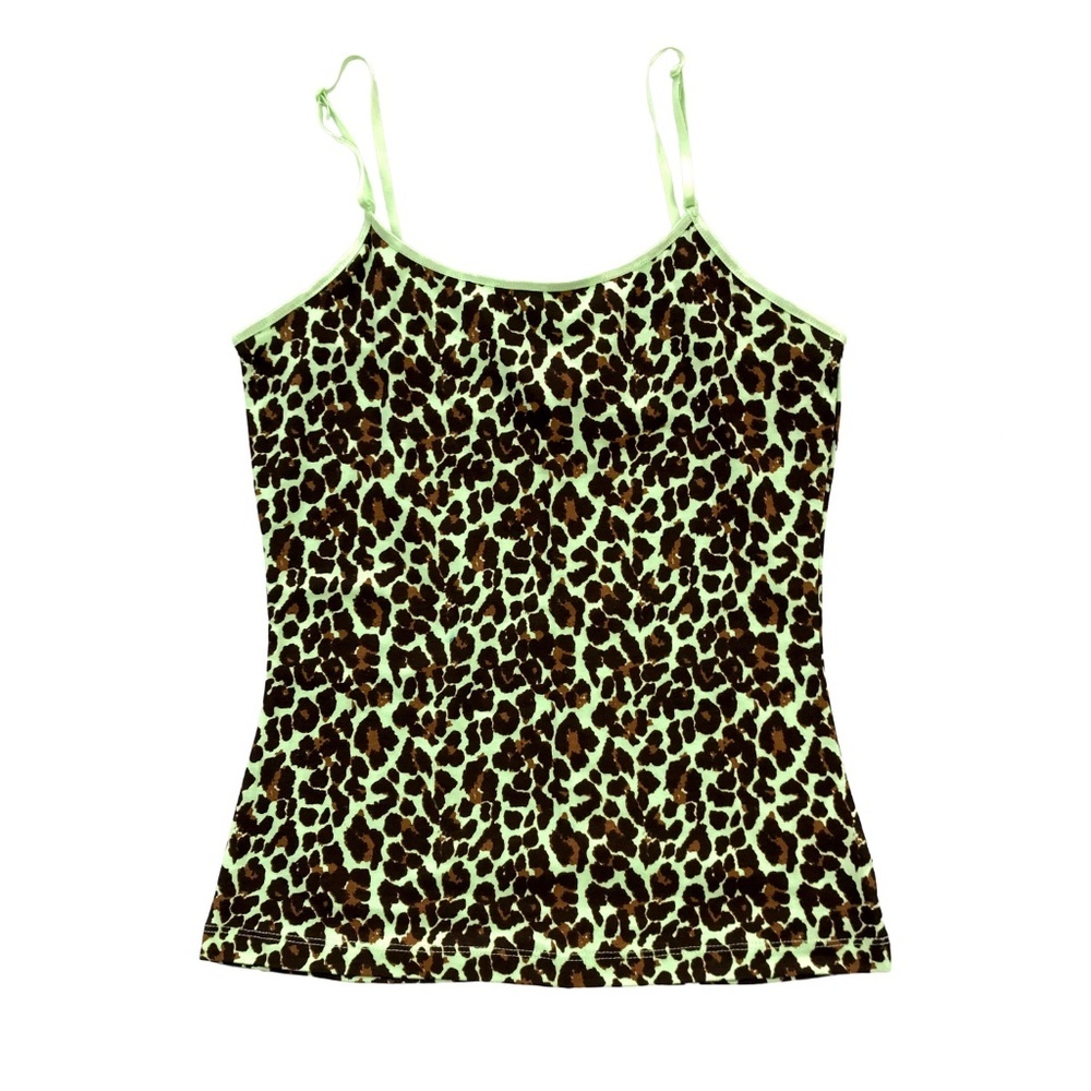 ๐ 5 for $25 ๐ Love Peace Hope by Zenana Neon Leopard Tank Tops - Picture 3 of 4